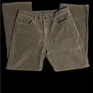LRL Ralph Lauren Corduroy Pants Womens 10 Tan 5 Pockets Bootcut Classic Fit S 12